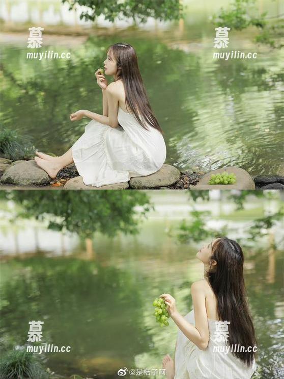 兔玩映画 兔玩映画带来无圣光蓝色旗袍写真图片,尽展迷人风采不容错过