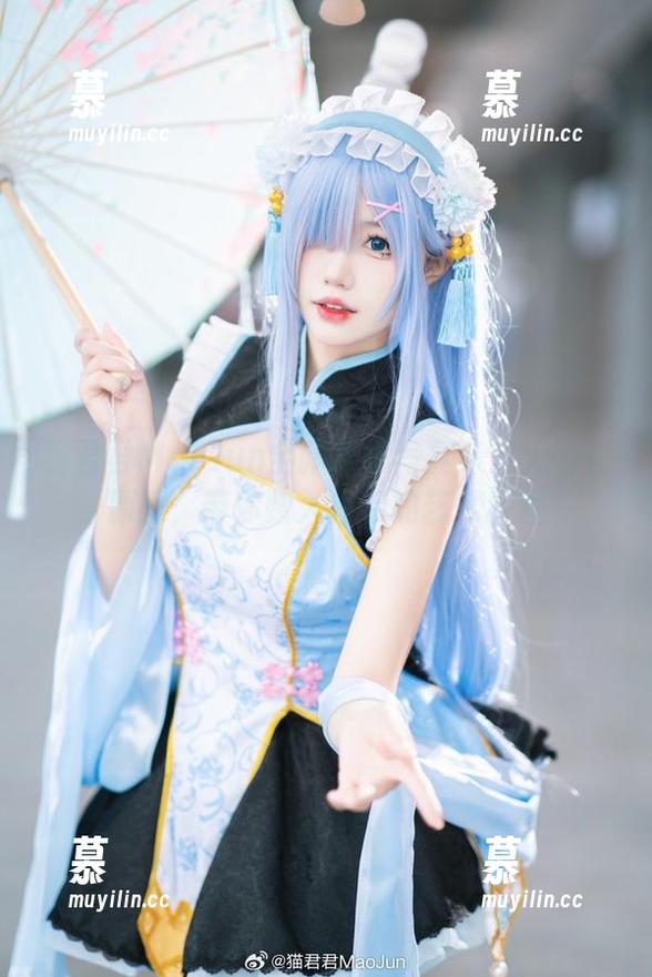 猫君君MaoJun 猫君君MaoJun全新雷姆写真集:无圣光原图,带你踏入独特的艺术旅程
